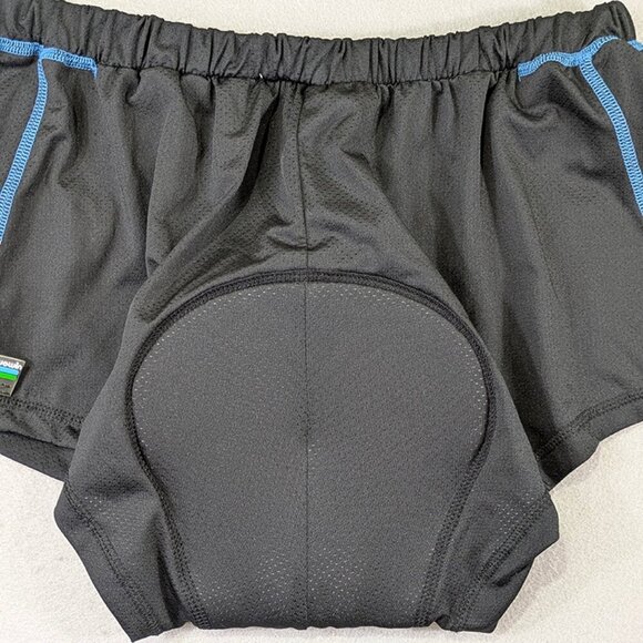 NEW Twotwowin Cycling Bike Shorts Womens 2XL Black Racing Spinning Padded - Picture 4 of 13